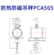  防熱防磁吊秤PCA565